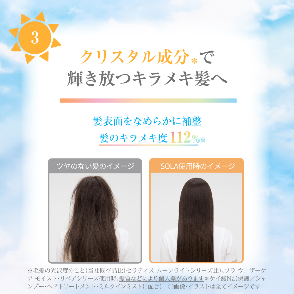 ソラ ウェザーケア クリスタルシャンプートリートメント 詰め替え