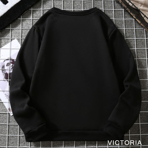 スウェット トレーナー 裏起毛 レディース ハート ブラック 黒 長袖