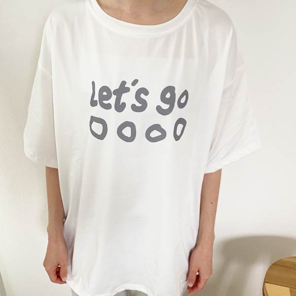 売れ筋商品|||イーブン アンド オド Tシャツ レディース トップス Top - light brown L】【ウォッシャブル】イニシャルアニマルプリントTシャツ