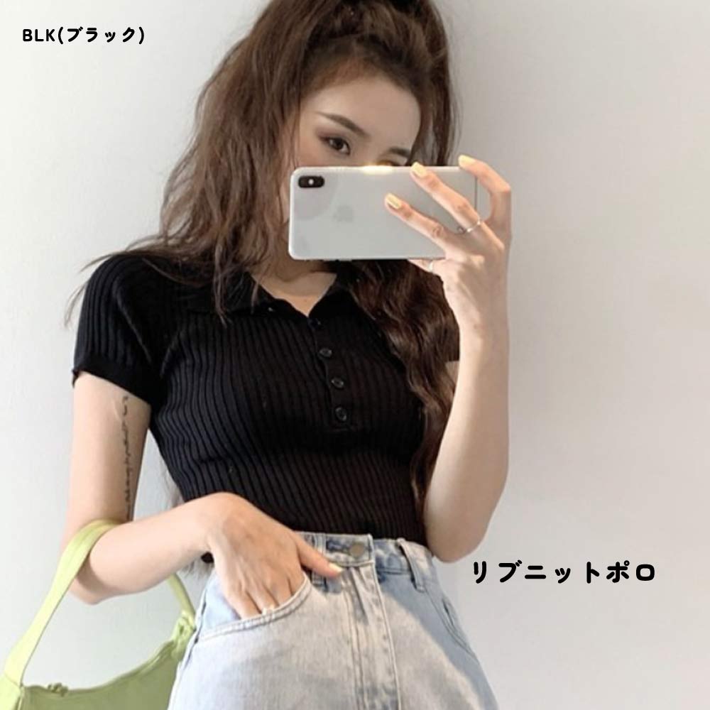 Theory リブニット ポロシャツ 半袖 ブラック 25％OFF BIG BANG SALEクーポン］【メール便送料無料】リブニットポロ