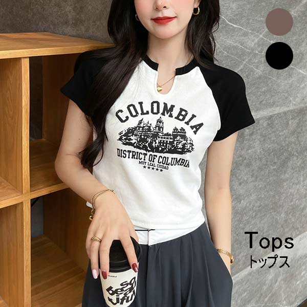 VENHIT★韓国★大人気★GOODBUDDIES クロップTシャツ 6色 クロップドTシャツ レディース Tシャツ トップス 韓国