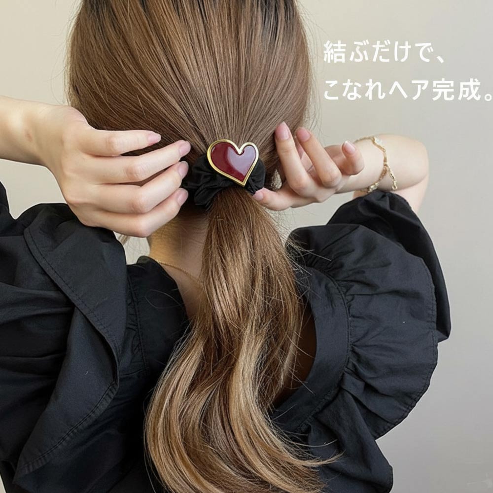 15%OFF 初夏フェアセールクーポン］【メール便送料無料】ヘアゴム