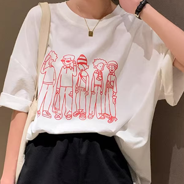 トップス Tシャツ 半袖 レディース 夏 韓国...の詳細画像1