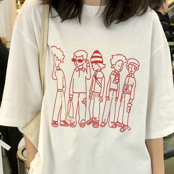トップス Tシャツ 半袖 レディース 夏 韓国...の詳細画像5