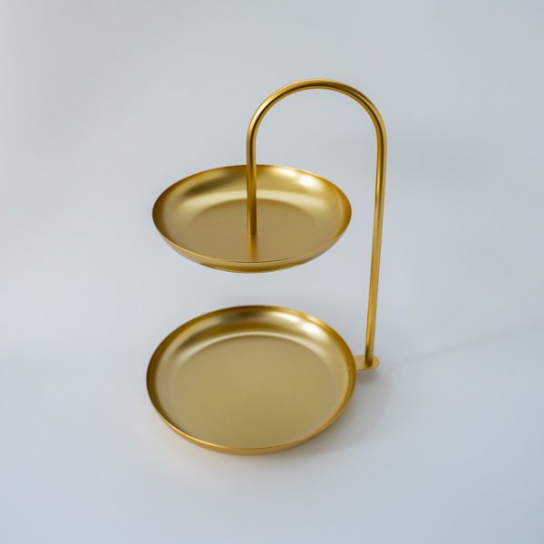 アクセサリートレイ アクセサリートレー / コンポート(2段)(ブラック