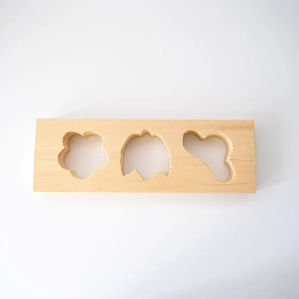 ひのき 桧・物相型シリーズ(5穴)/正月 松花堂弁当 型抜き器 松 竹 梅