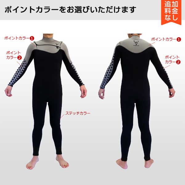 フルスーツ シーガル スプリング ウエットスーツ チェストジップ