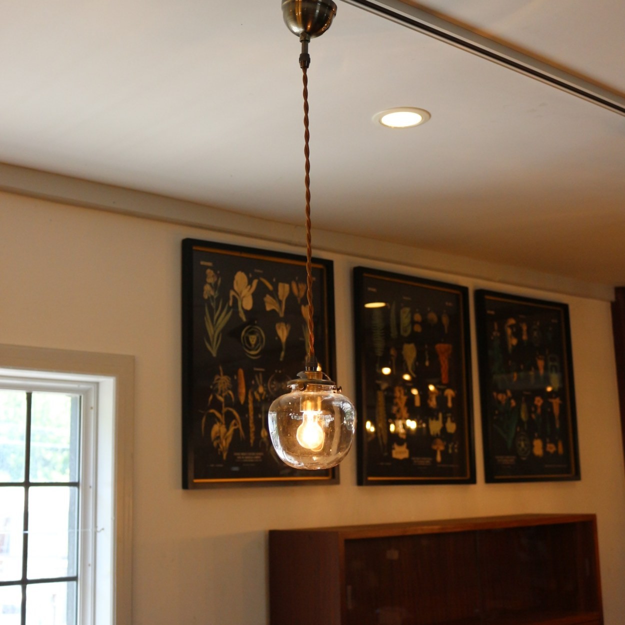 ペンダントライト 照明 LED シャンデリア クリスタル ガラス 1灯 ペンダントランプ 1灯 ライト シーリングライト 照明 レトロ カフェ