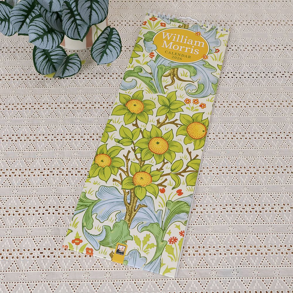 2026年カレンダー WILLIAM MORRIS ウィリアムモリス 月めくり形式