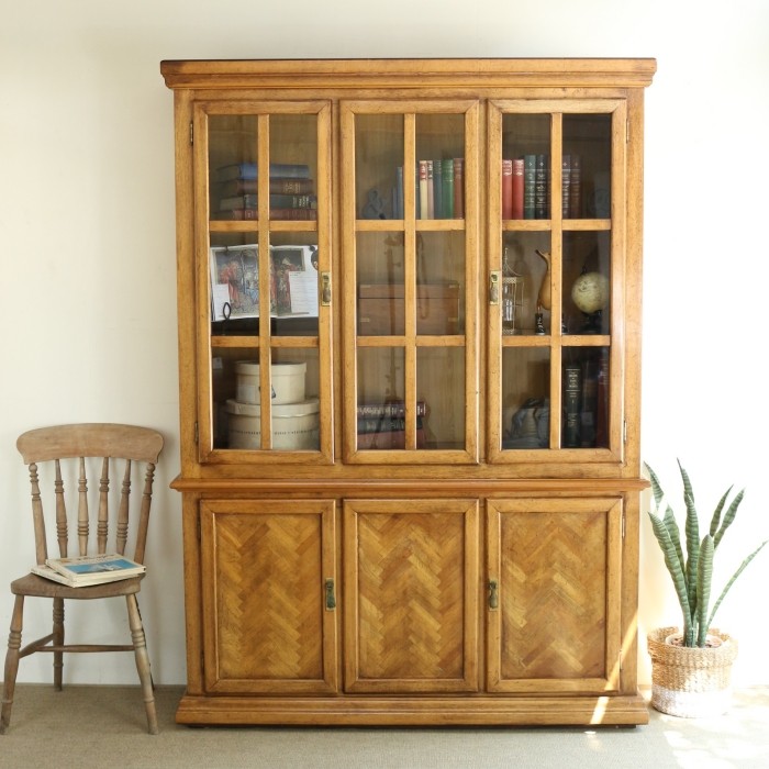 ヴィンテージ ブックケース 本棚 おしゃれ 収納 英国 ヴィンテージ家具