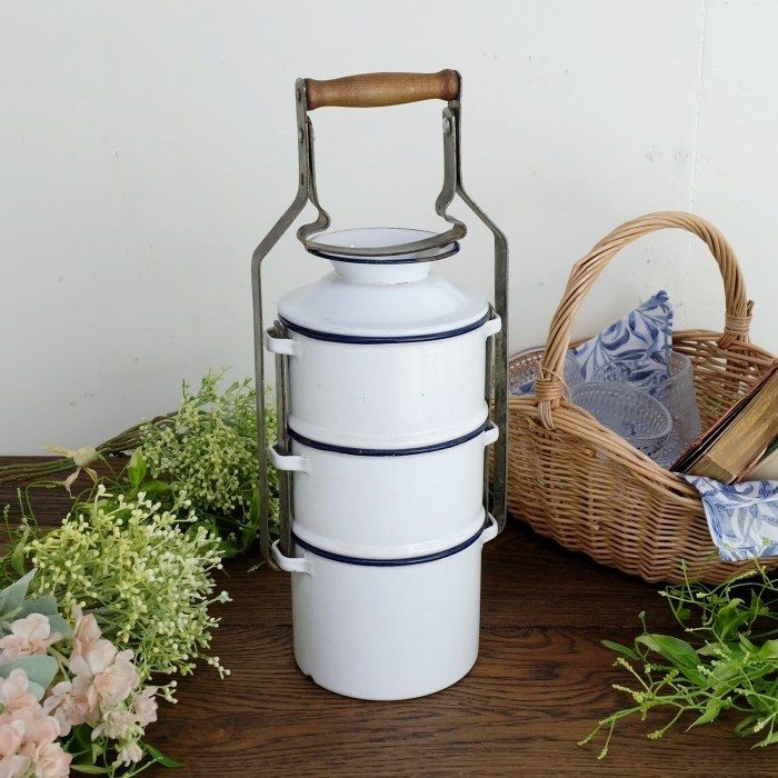 アンティーク雑貨 アンティークランチボックス アンティーク雑貨 ホーロー 1910年代