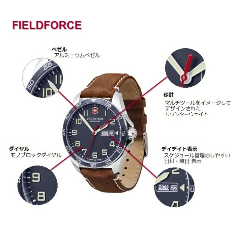 VICTORINOX ビクトリノックス 公式 腕時計 FIELDFORCE