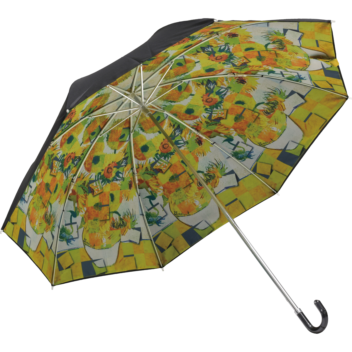 ユーパワー 名画 モザイク アート シリーズ 折りたたみ傘 晴雨