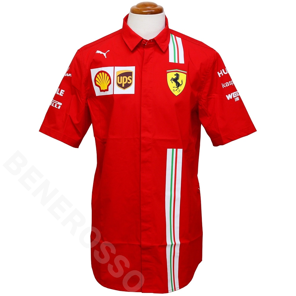 Ferrari（フェラーリ） PUMA スクーデリア チーム シャツ 2020 レッド