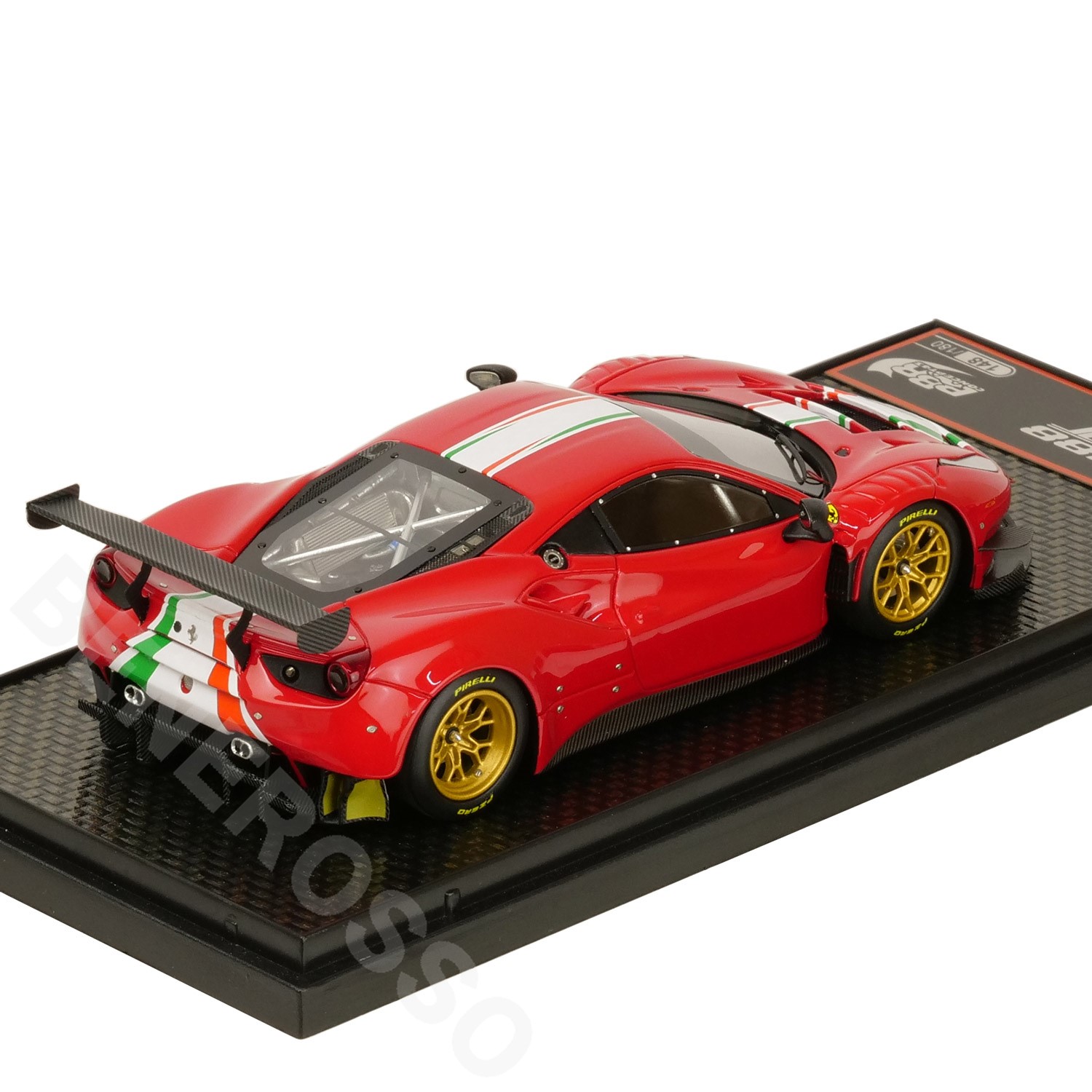 BBR MODELS 1/43スケール フェラーリ 488 GT モディフィカータ ロッソコルサ BBRC255Bの画像