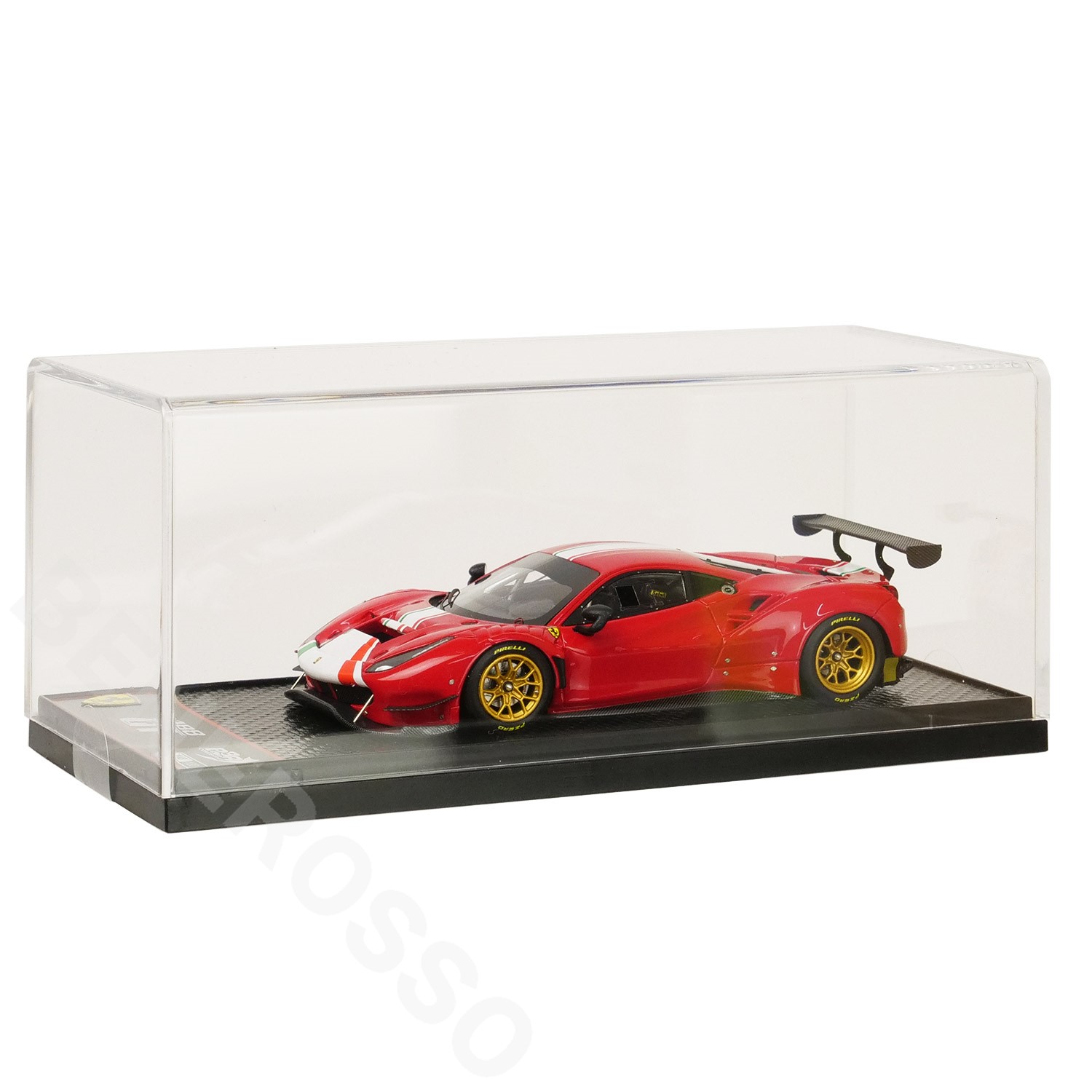 BBR MODELS 1/43スケール フェラーリ 488 GT モディフィカータ ロッソコルサ BBRC255Bの画像