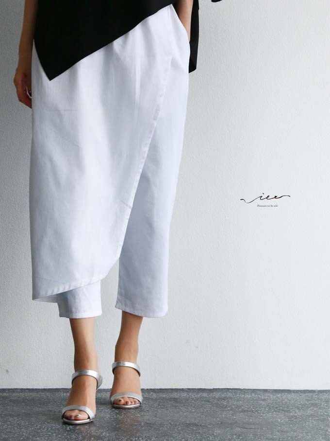 パンツ ボトムス ズボン 白 ホワイト white シンプル デザイン 変形 レディース ミセス 婦人服 Vieo ヴィオ 40代 50代 60代  :e02243ko:Vieo - 通販 - Yahoo!ショッピング