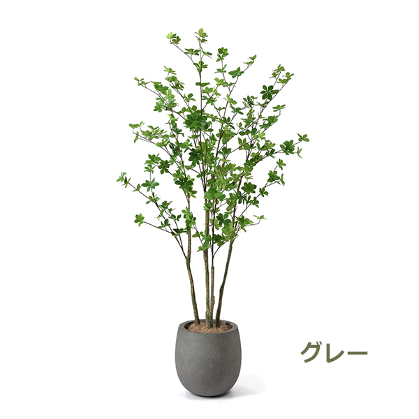 フェイクグリーン 観葉植物 人口観葉植物 造花 卓上 ドウダンツツジ エッグポット 鉢付き 160cm フェイク 植物 おしゃれ 鉢セット 人気 PRGR-1241 GREENPARK｜viewgarden｜04