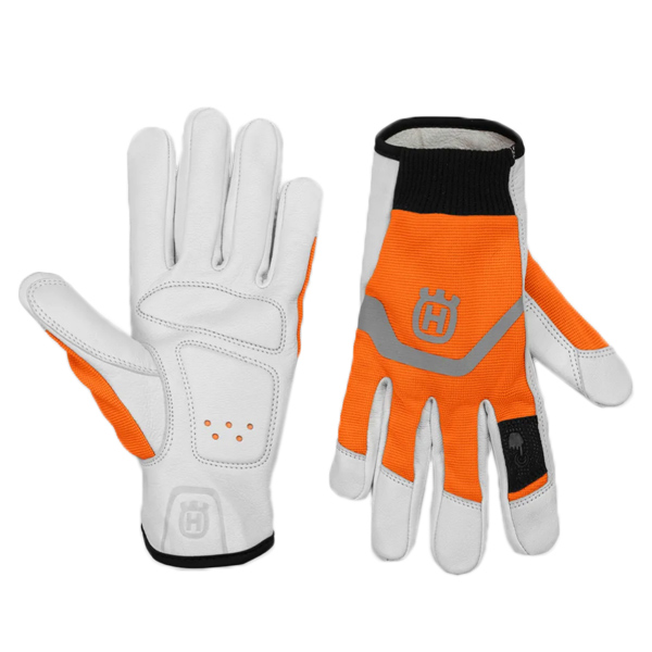 メール便 ハスクバーナ グローブ 手袋 防護 防水 山羊革 レザー 丈夫