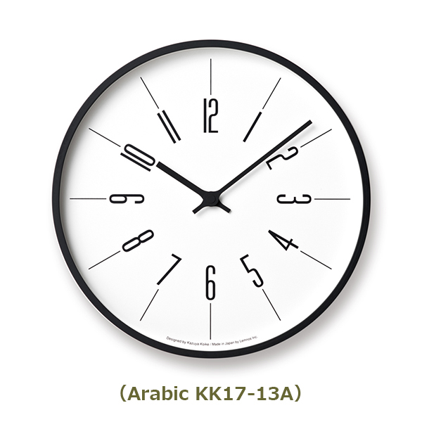 壁掛け時計 掛け時計 電波時計 時計 壁付け おしゃれ タカタレムノス 時計台の時計 レムノス アナログ時計 アナログ Lemnos 日本製 デザイン  ホワイト KK17-13