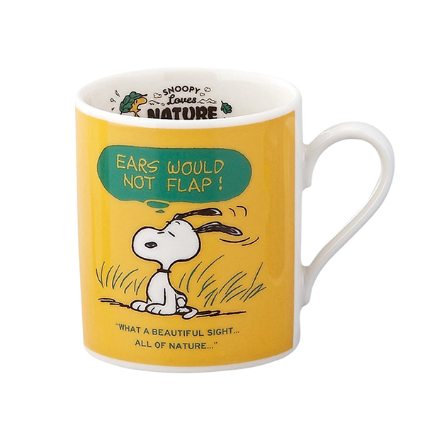 スヌーピー グッズ 大人 向け プレゼント ギフト 320ml マグ マグカップ コップ 商店 レッド ブルー イエロー 箱付 SNOOPY ピーナッツ PIANUTS 山加商店｜viewgarden｜03