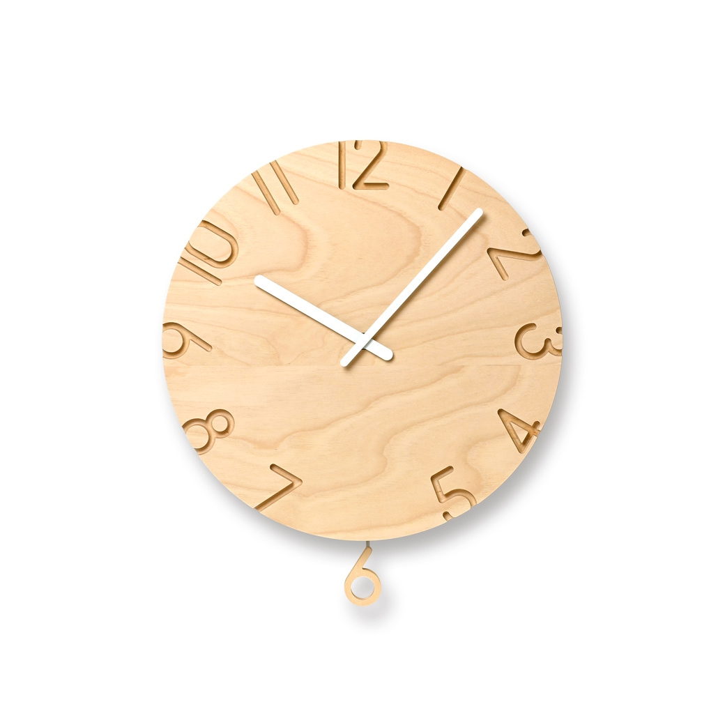 Lemnos（レムノス） 時計 carved swing カーヴド スイング カラー 30cm