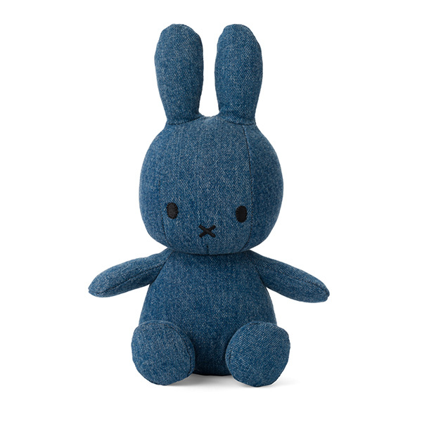 Miffy ぬいぐるみ ミッフィー 大人 デニム グッズ 23cm おしゃれ