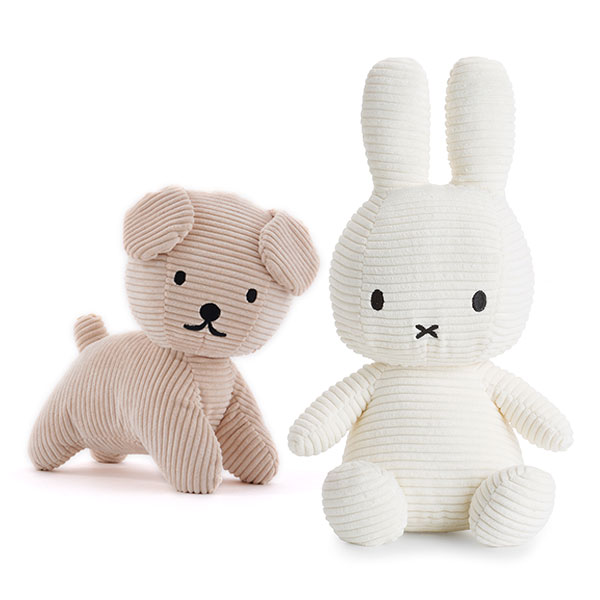 ミッフィー ＆スナッフィー　コーデュロイぬいぐるみ BONTON TOYS】 Snuffy Corduroy / 17cm スナッフィー