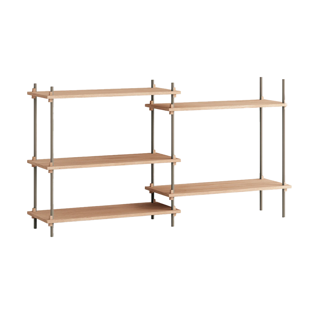 MOEBE ムーベ 棚 ラック シェルビング システム 奥行 D35cm 高さH85cm
