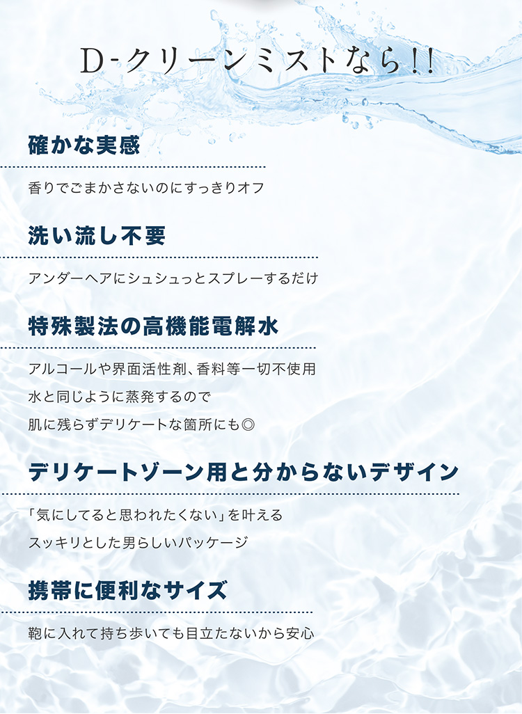 Dクリーンミストなら