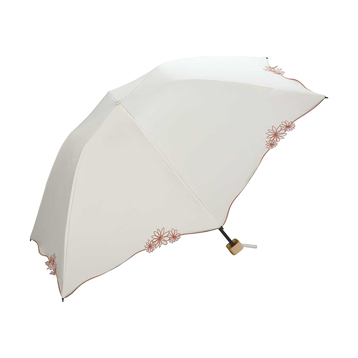 Wpc 日傘 折りたたみ傘 レディース 完全遮光100% UPF50+ 遮熱 遮光バードケージリムフ...