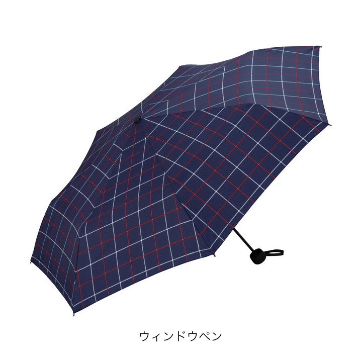 Wpc 折りたたみ傘 軽量 大きい58cm レディース メンズ 男女兼用傘 晴雨兼用傘 チェック柄 BASIC FOLDING UMBRELLA Wpc. ワールドパーティー UX001｜villagestore｜03