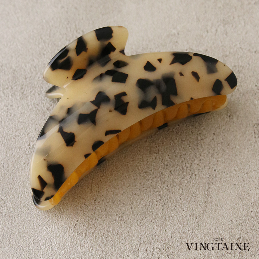 べっ甲風バンスクリップL