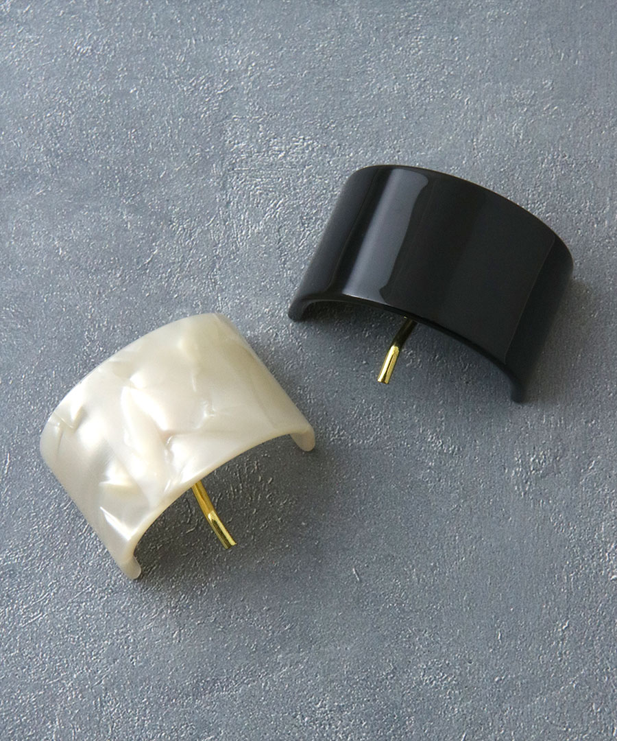 カーブプレート ヘアゴム ヘアカフ