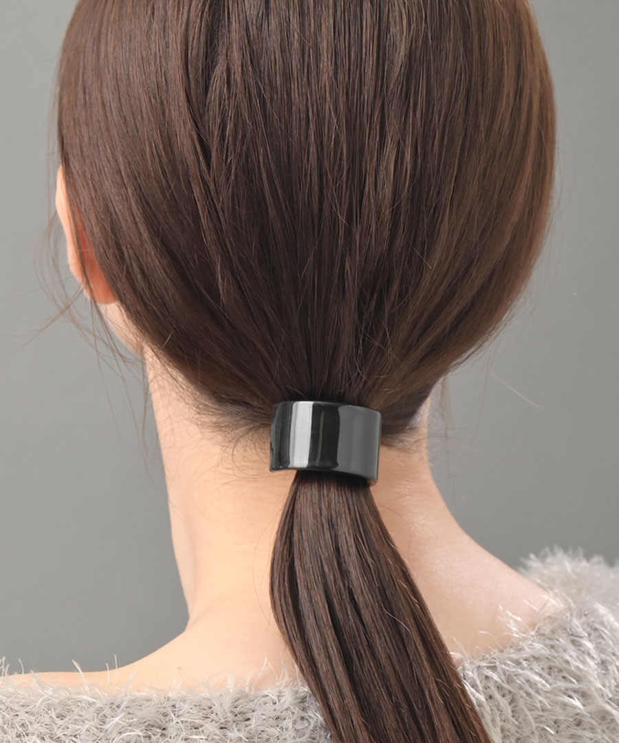 カーブプレート ヘアゴム ヘアカフ