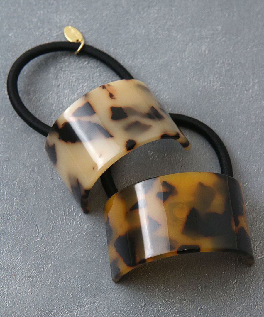 カーブプレート ヘアゴム ヘアカフ