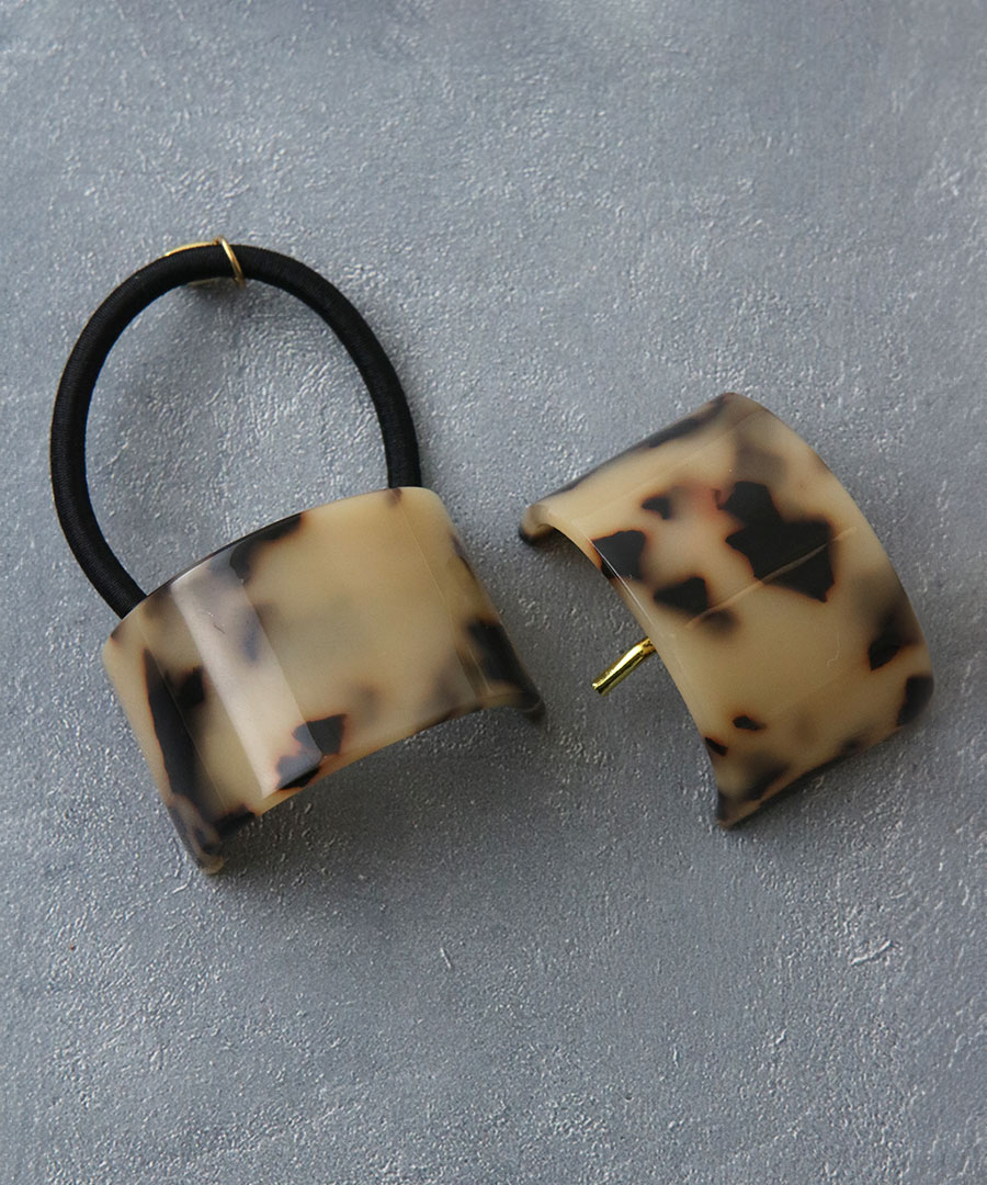 カーブプレート ヘアゴム ヘアカフ