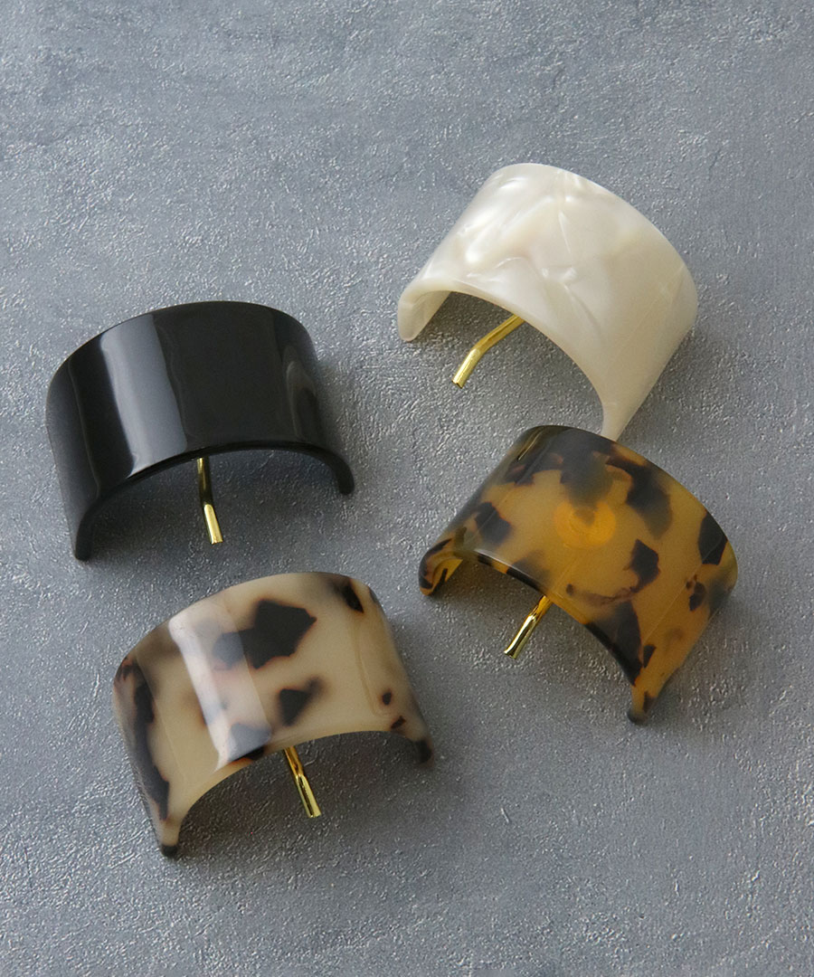 カーブプレート ヘアゴム ヘアカフ