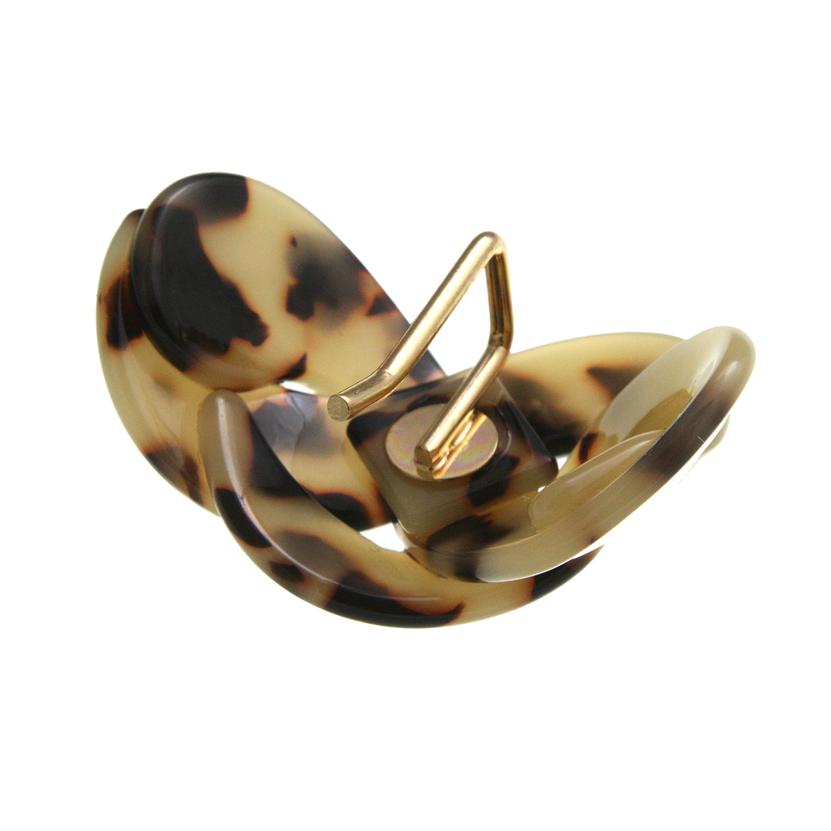 ポニーフック ヘアゴム ヘアカフ べっ甲風