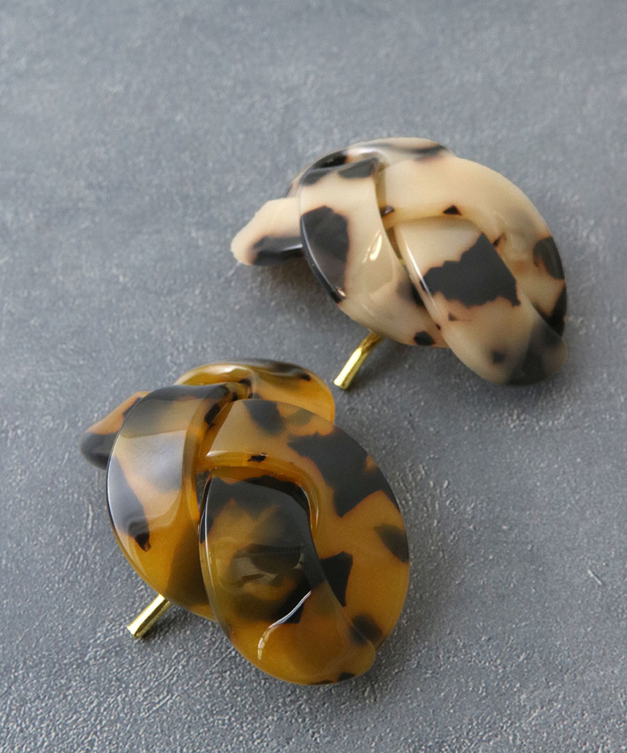 ポニーフック ヘアゴム ヘアカフ べっ甲風