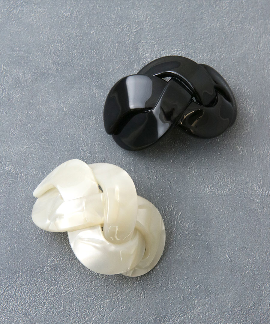 ポニーフック ヘアゴム ヘアカフ べっ甲風