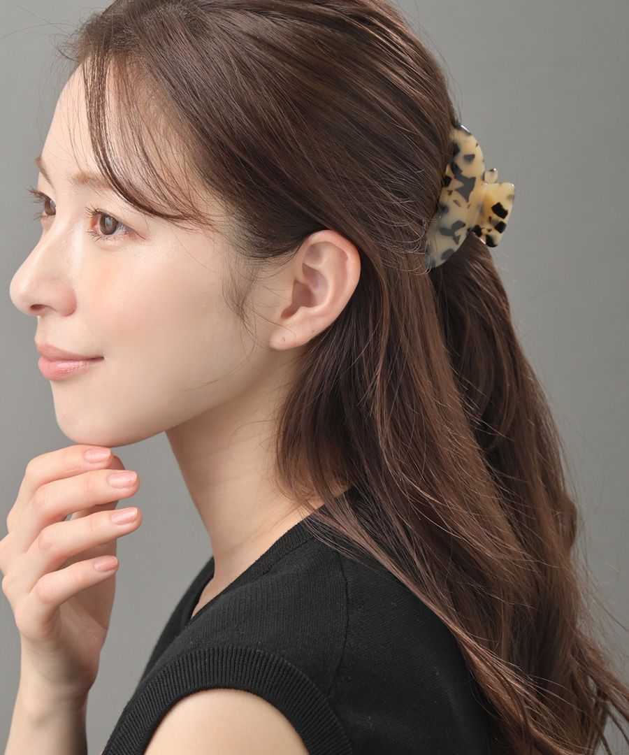 べっ甲風バンスクリップM