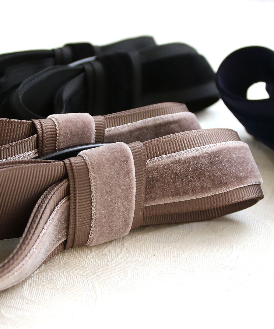 バナナクリップ ベロア グログラン