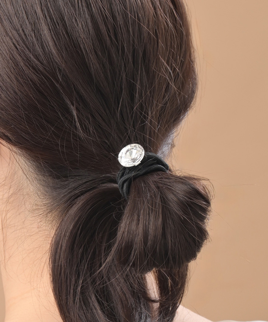 一粒スワロフスキーヘアゴム H7813 | ヘアアクセサリー,ヘアゴム
