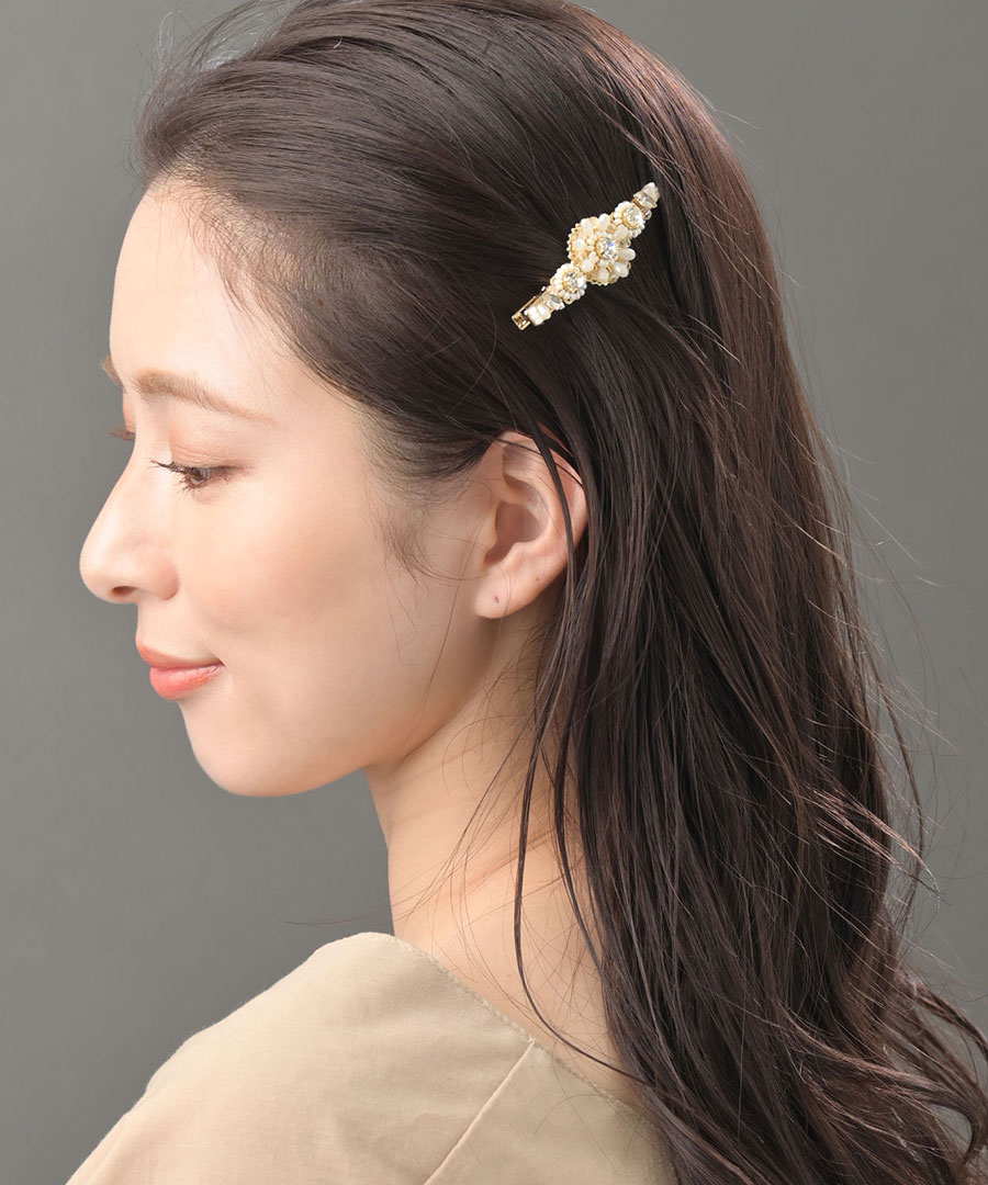 クリスタル ヘアクリップ Crystal hair crip クリスタルヘアクリップ – Numero CLOSET