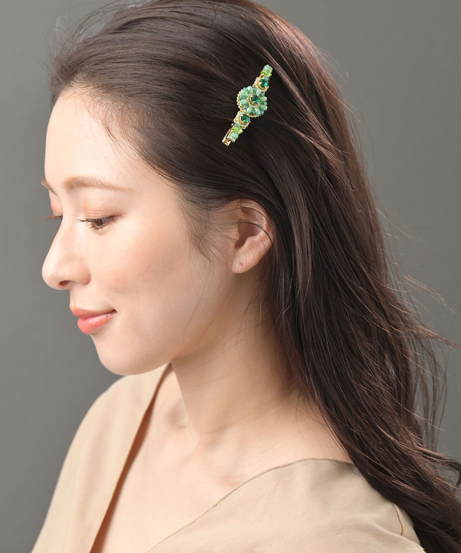 クリスタル ヘアクリップ Crystal hair crip クリスタルヘアクリップ – Numero CLOSET