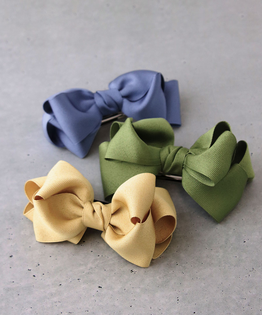 ボリュームリボンバレッタ