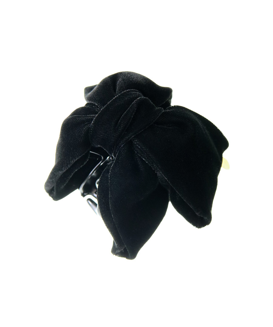 ベルベッド リボン バンスクリップ