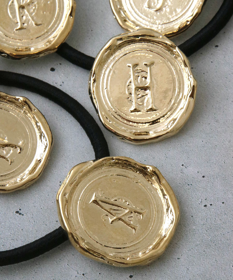 シーリングスタンプ ヘアゴム ヘアカフ