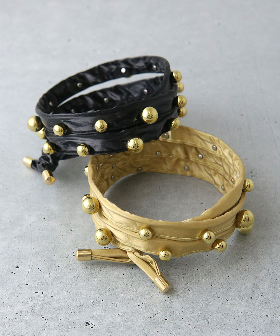 ワイヤーポニー メタルボール ヘアアクセ レディース 大人可愛い ヘアアレンジ